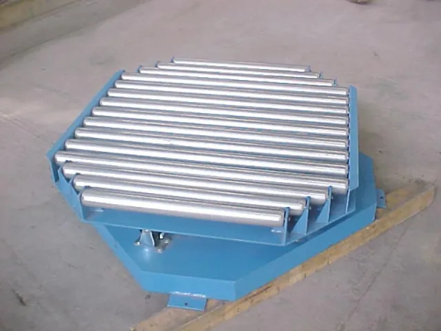 Mesa giratoria de rodillos